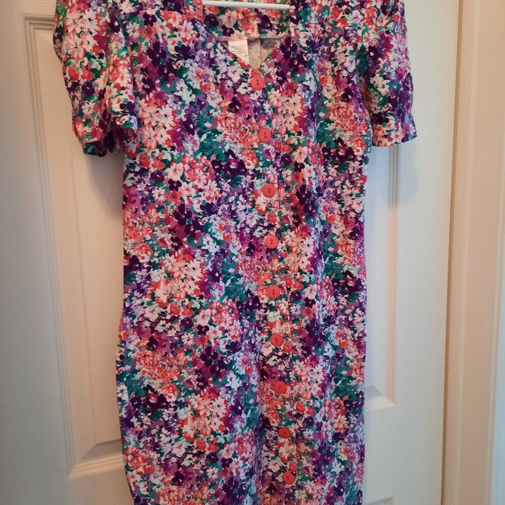 Brand New Floral 100% Cotton Dress For Women